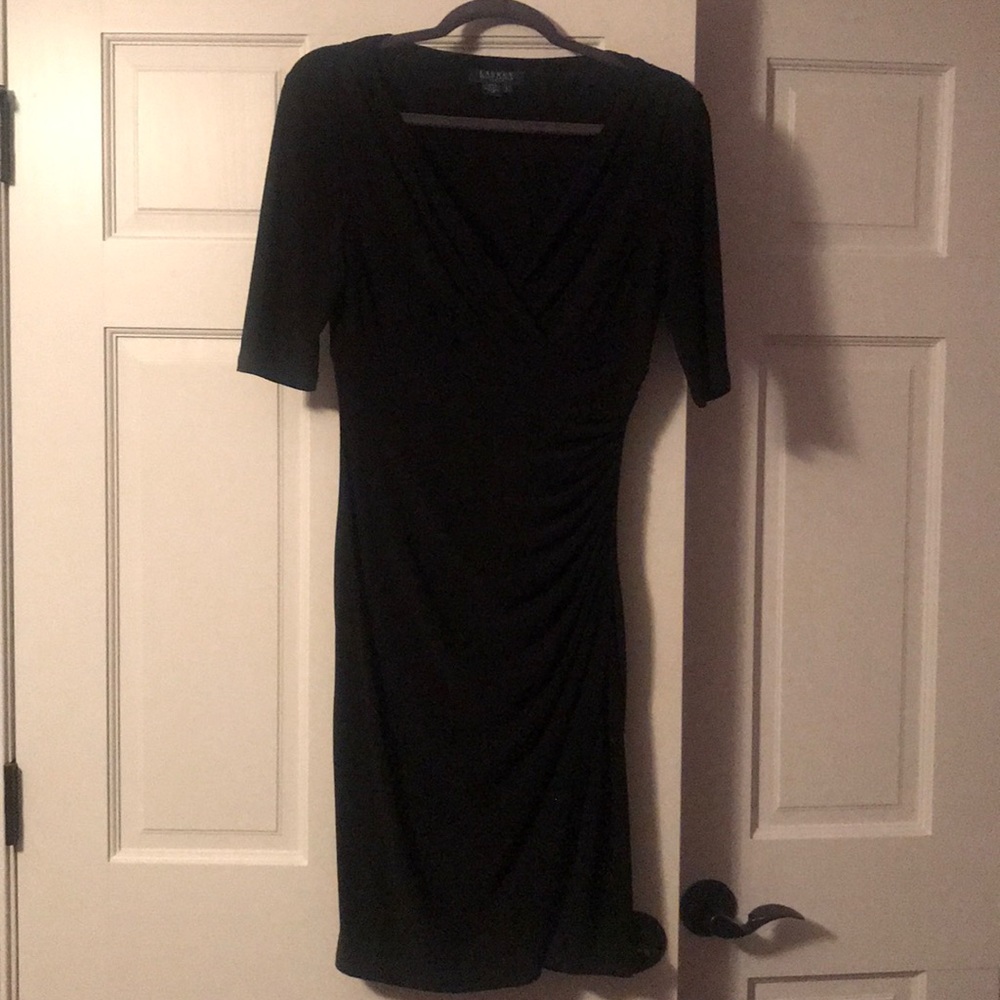 Gorgeous Ralph Lauren classic black dress.